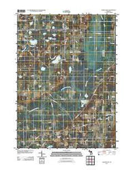 Gobles East Michigan Historical topographic map, 1:24000 scale, 7.5 X 7.5 Minute, Year 2011