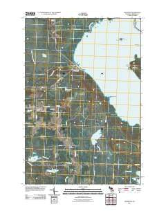 Goetzville Michigan Historical topographic map, 1:24000 scale, 7.5 X 7.5 Minute, Year 2011