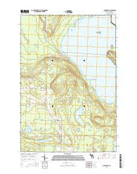 Goetzville Michigan Historical topographic map, 1:24000 scale, 7.5 X 7.5 Minute, Year 2014