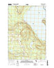 Goetzville Michigan Current topographic map, 1:24000 scale, 7.5 X 7.5 Minute, Year 2017