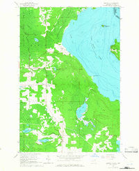 Goetzville Michigan Historical topographic map, 1:24000 scale, 7.5 X 7.5 Minute, Year 1964