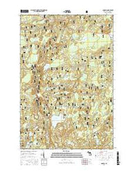 Gogebic Michigan Current topographic map, 1:24000 scale, 7.5 X 7.5 Minute, Year 2017