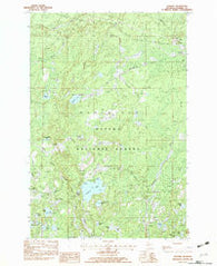 Gogebic Michigan Historical topographic map, 1:24000 scale, 7.5 X 7.5 Minute, Year 1982