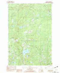 Gogebic Michigan Historical topographic map, 1:24000 scale, 7.5 X 7.5 Minute, Year 1982