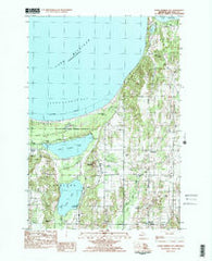 Good Harbor Bay Michigan Historical topographic map, 1:25000 scale, 7.5 X 7.5 Minute, Year 1983