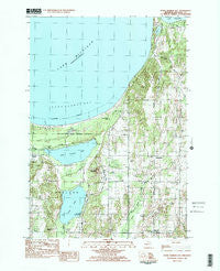 Good Harbor Bay Michigan Historical topographic map, 1:25000 scale, 7.5 X 7.5 Minute, Year 1983
