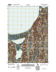 Good Harbor Bay Michigan Historical topographic map, 1:24000 scale, 7.5 X 7.5 Minute, Year 2011