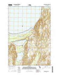 Good Harbor Bay Michigan Historical topographic map, 1:24000 scale, 7.5 X 7.5 Minute, Year 2014