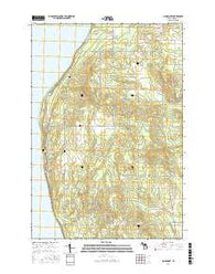 Good Hart Michigan Current topographic map, 1:24000 scale, 7.5 X 7.5 Minute, Year 2016
