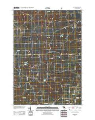 Goodar Michigan Historical topographic map, 1:24000 scale, 7.5 X 7.5 Minute, Year 2012