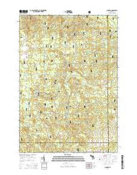 Goodar Michigan Historical topographic map, 1:24000 scale, 7.5 X 7.5 Minute, Year 2014