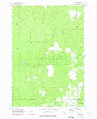Goodar Michigan Historical topographic map, 1:24000 scale, 7.5 X 7.5 Minute, Year 1972