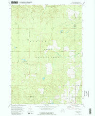 Goodar Michigan Historical topographic map, 1:24000 scale, 7.5 X 7.5 Minute, Year 1972