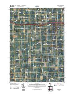 Goodells Michigan Historical topographic map, 1:24000 scale, 7.5 X 7.5 Minute, Year 2011