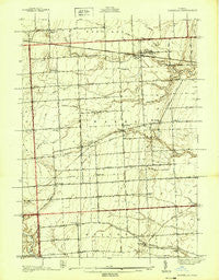 Goodells Michigan Historical topographic map, 1:24000 scale, 7.5 X 7.5 Minute, Year 1939