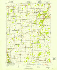 Goodells Michigan Historical topographic map, 1:24000 scale, 7.5 X 7.5 Minute, Year 1952