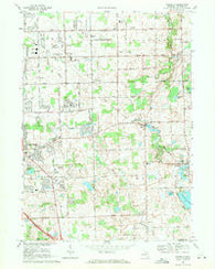 Goodrich Michigan Historical topographic map, 1:24000 scale, 7.5 X 7.5 Minute, Year 1969