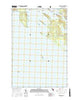 Goose Island Michigan Current topographic map, 1:24000 scale, 7.5 X 7.5 Minute, Year 2017