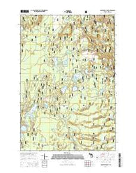 Gooseneck Lake Michigan Historical topographic map, 1:24000 scale, 7.5 X 7.5 Minute, Year 2014