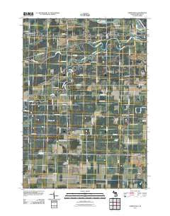 Gordonville Michigan Historical topographic map, 1:24000 scale, 7.5 X 7.5 Minute, Year 2011