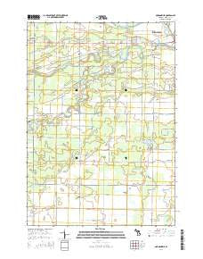 Gordonville Michigan Historical topographic map, 1:24000 scale, 7.5 X 7.5 Minute, Year 2014