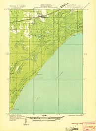Gould City SE Michigan Historical topographic map, 1:31680 scale, 7.5 X 7.5 Minute, Year 1931