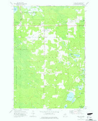Gould City Michigan Historical topographic map, 1:24000 scale, 7.5 X 7.5 Minute, Year 1973