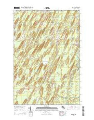 Gourley Michigan Historical topographic map, 1:24000 scale, 7.5 X 7.5 Minute, Year 2014
