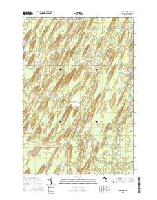 Gourley Michigan Historical topographic map, 1:24000 scale, 7.5 X 7.5 Minute, Year 2014