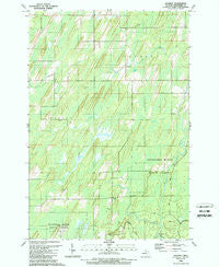 Gourley Michigan Historical topographic map, 1:24000 scale, 7.5 X 7.5 Minute, Year 1989