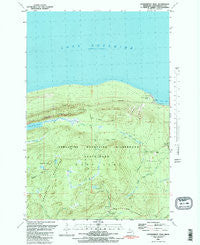 Government Peak Michigan Historical topographic map, 1:24000 scale, 7.5 X 7.5 Minute, Year 1981