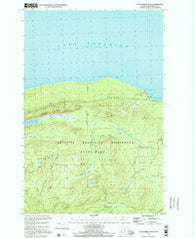Government Peak Michigan Historical topographic map, 1:24000 scale, 7.5 X 7.5 Minute, Year 1998