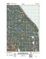 Grace Michigan Historical topographic map, 1:24000 scale, 7.5 X 7.5 Minute, Year 2011