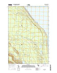 Grace Michigan Historical topographic map, 1:24000 scale, 7.5 X 7.5 Minute, Year 2014
