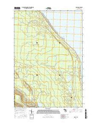 Grace Michigan Current topographic map, 1:24000 scale, 7.5 X 7.5 Minute, Year 2017