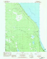 Grace Michigan Historical topographic map, 1:24000 scale, 7.5 X 7.5 Minute, Year 1982