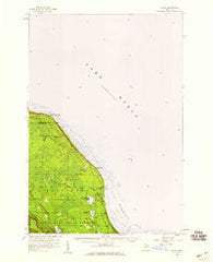 Grace Michigan Historical topographic map, 1:62500 scale, 15 X 15 Minute, Year 1958