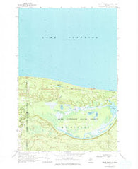 Grand Marais NE Michigan Historical topographic map, 1:24000 scale, 7.5 X 7.5 Minute, Year 1968