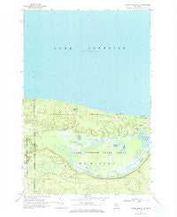 Grand Marais NE Michigan Historical topographic map, 1:24000 scale, 7.5 X 7.5 Minute, Year 1968
