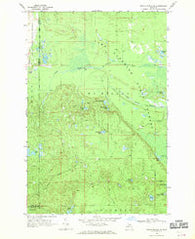 Grand Marais SE Michigan Historical topographic map, 1:24000 scale, 7.5 X 7.5 Minute, Year 1968