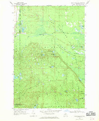 Grand Marais SE Michigan Historical topographic map, 1:24000 scale, 7.5 X 7.5 Minute, Year 1968