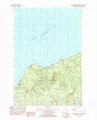 Grand Portal Point Michigan Historical topographic map, 1:25000 scale, 7.5 X 7.5 Minute, Year 1983
