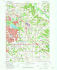Grand Rapids East Michigan Historical topographic map, 1:24000 scale, 7.5 X 7.5 Minute, Year 1967