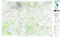 Grand Rapids Michigan Historical topographic map, 1:100000 scale, 30 X 60 Minute, Year 1984