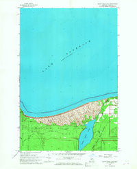 Grand Sable Lake Michigan Historical topographic map, 1:24000 scale, 7.5 X 7.5 Minute, Year 1966