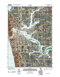 Grand Haven Michigan Historical topographic map, 1:24000 scale, 7.5 X 7.5 Minute, Year 2011
