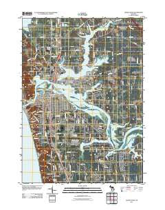 Grand Haven Michigan Historical topographic map, 1:24000 scale, 7.5 X 7.5 Minute, Year 2011