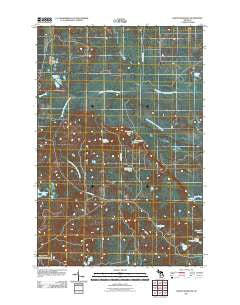 Grand Marais SE Michigan Historical topographic map, 1:24000 scale, 7.5 X 7.5 Minute, Year 2011