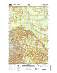 Grand Marais SE Michigan Current topographic map, 1:24000 scale, 7.5 X 7.5 Minute, Year 2017