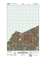 Grand Portal Point Michigan Historical topographic map, 1:24000 scale, 7.5 X 7.5 Minute, Year 2011